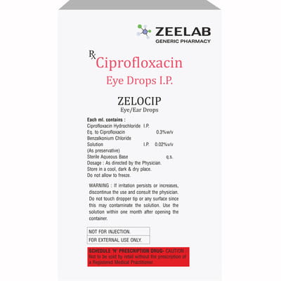 Zelocip Bottle Of 10ml Eye/Ear Drops
