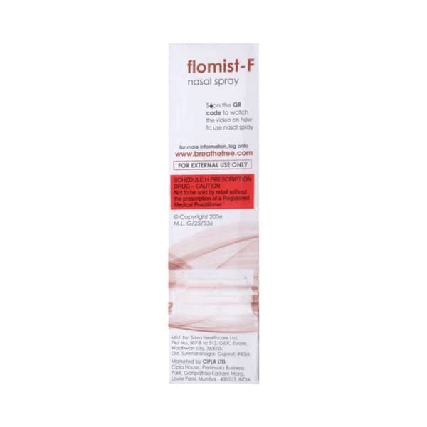 Flomist F 240md Bottle Of 12gm Nasal Spray