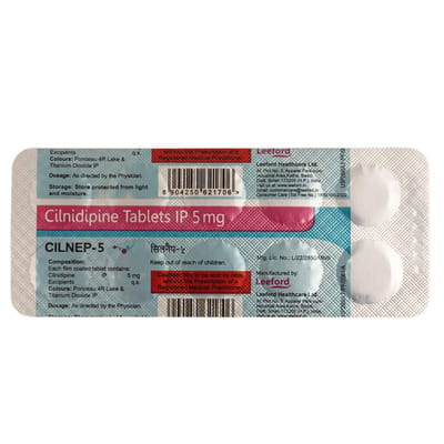 Cilnep 5mg Strip Of 10 Tablets