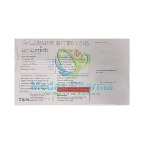 Emzumab 150mg Combikit Dry Vial Of 1 Powder For Injection