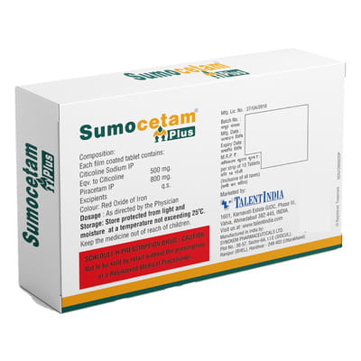 Sumocetam Plus Strip Of 10 Tablets