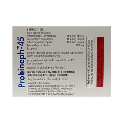 Probineph 45 Bottle Of 10 Capsules