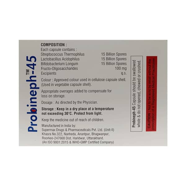 Probineph 45 Bottle Of 10 Capsules