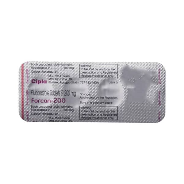 Forcan 200 Strip Of 4 Capsules