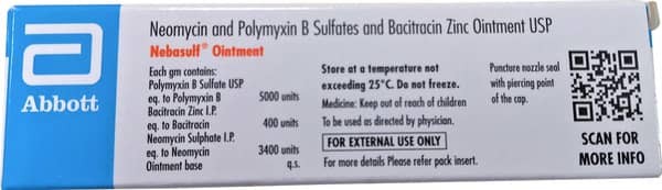 Nebasulf Tube Of 5Gm Ointment