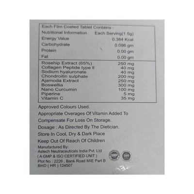 Osteofast Strip Of 10 Tablets