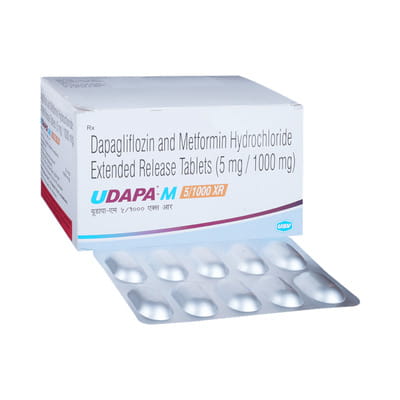 Udapa M 5/1000mg Xr Strip Of 10 Tablets