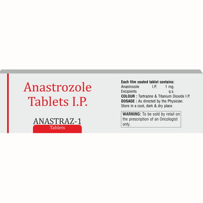 Anastraz 1mg Strip Of 10 Tablets