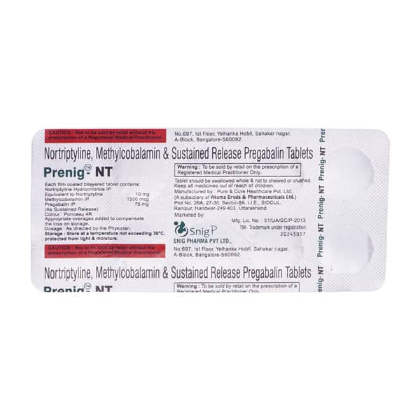 Prenig Nt Strip Of 10 Tablets