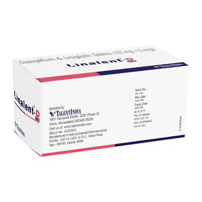Linalent D 5/10mg Strip Of 10 Tablets