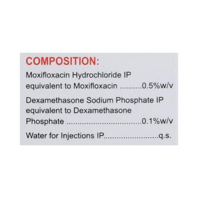 Domox D Bottle Of 5ml Eye Drops