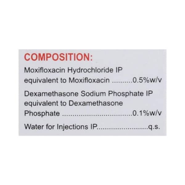 Domox D Bottle Of 5ml Eye Drops