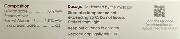 Ludura 50 1% Tube Of 50gm Cream