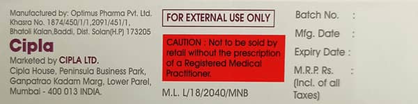 Ludura 50 1% Tube Of 50gm Cream