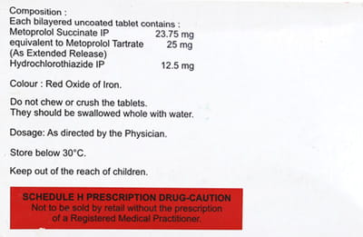 Met Xl H 25mg Strip Of 20 Tablets