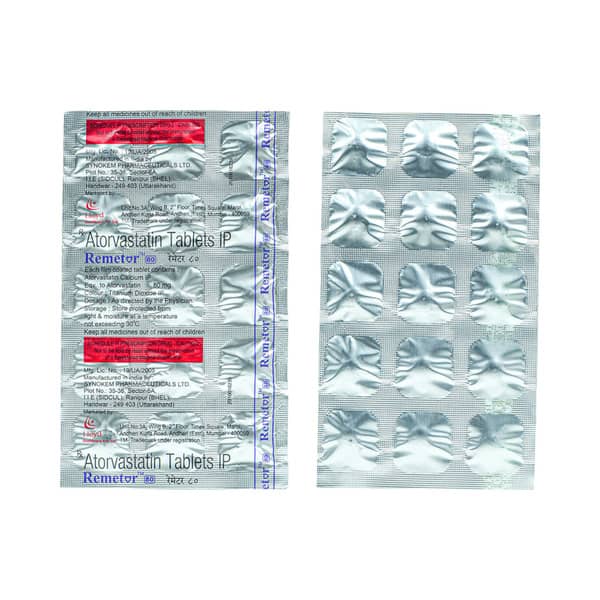 Remetor 80mg Strip Of 15 Tablets