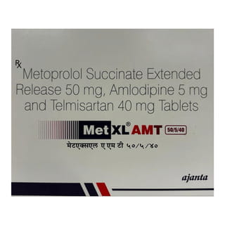 Met Xl Amt 50/5/40Mg Strip Of 15 Tablets