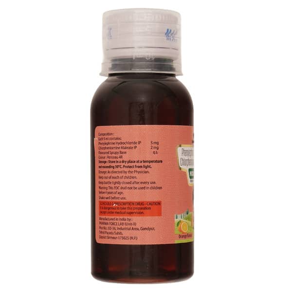 Noblok Af Orange Flavour Bottle Of 60ml Syrup