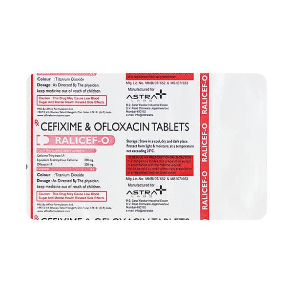 Ralicef O Strip Of 10 Tablets