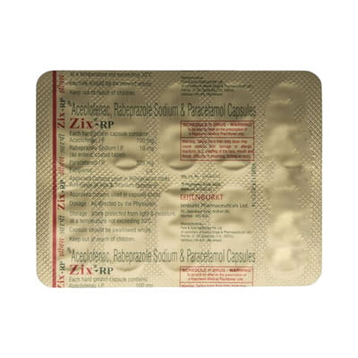 New Zix Rp Strip Of 10 Capsules