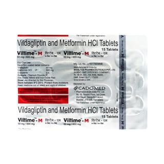 Viltime M 50/500Mg Strip Of 15 Tablets