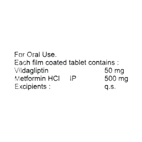 Viltime M 50/500Mg Strip Of 15 Tablets