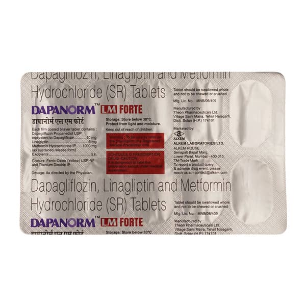 Dapanorm Lm Forte Strip Of 10 Tablets