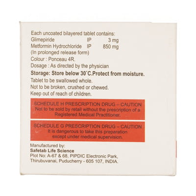 Glitaray M3 Plus Strip Of 15 Tablets