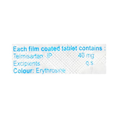 Telmichek 40mg Strip Of 15 Tablets