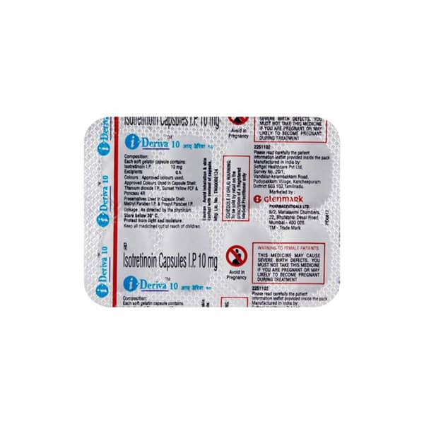 Deriva I 10mg Strip Of 10 Softgel Capsules
