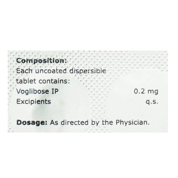 Voglidib 0.2Mg Strip Of 15 Tablets