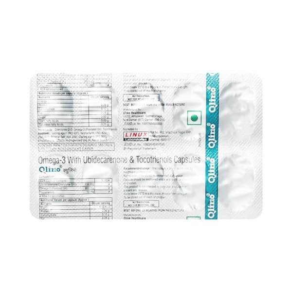 Qlino Strip Of 10 Veg Capsules