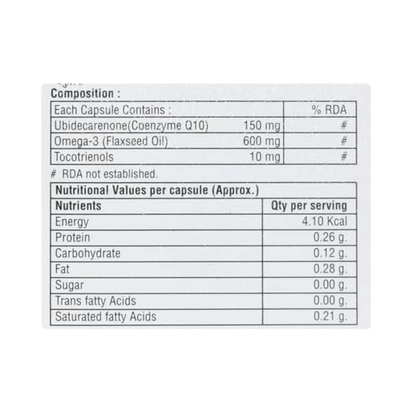 Qlino Strip Of 10 Veg Capsules