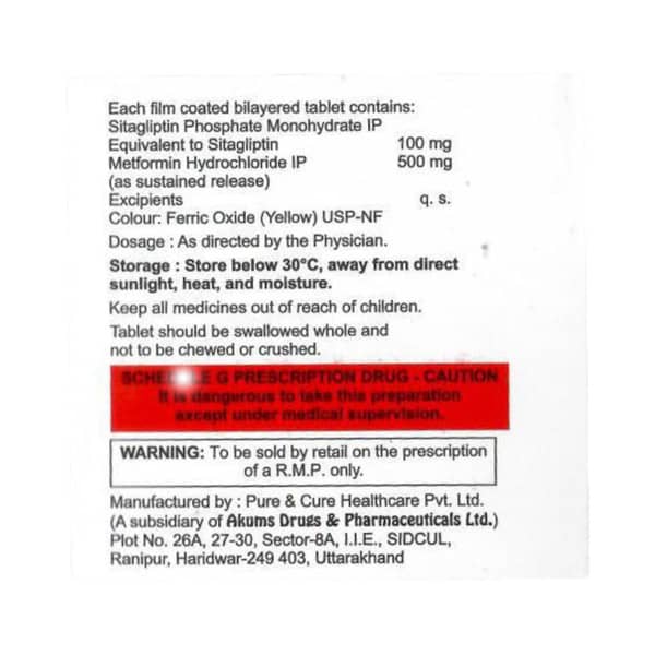 Sitahenz M Od Ls Strip Of 10 Tablets