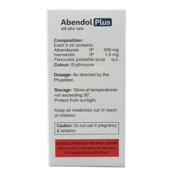 Abendol Plus 200/1.5 Mg Bottle Of 10Ml Suspension