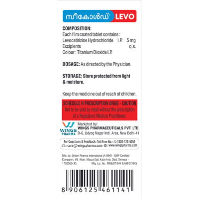 Zeecold Levo Strip Of 10 Tablets