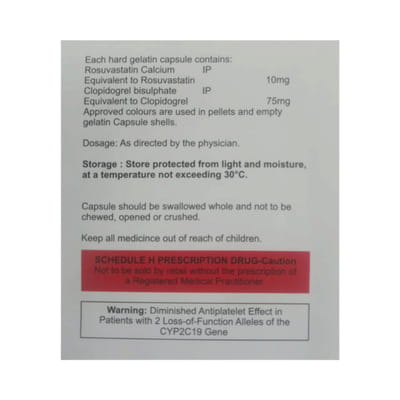 Rozula Cv 10mg Strip Of 10 Capsules