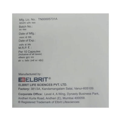 Rozula Cv 10mg Strip Of 10 Capsules