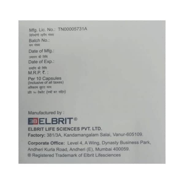 Rozula Cv 10mg Strip Of 10 Capsules