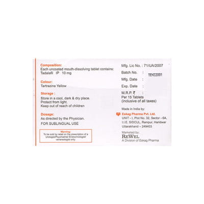 Edon 10mg Strip Of 15 Tablets