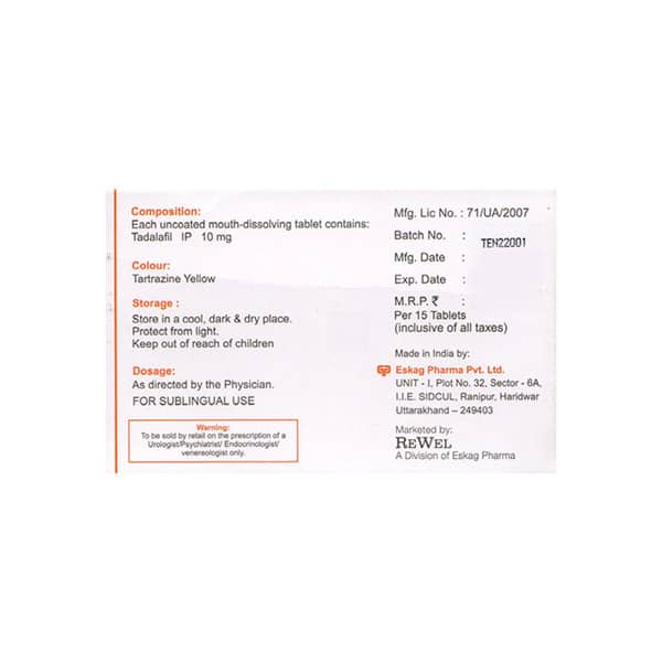 Edon 10mg Strip Of 15 Tablets