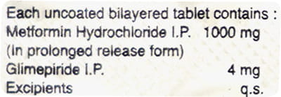 Metride Ds 4mg Strip Of 10 Tablets