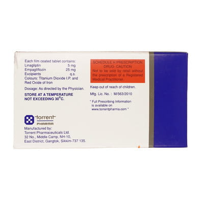Linaxa E 25mg Strip Of 10 Tablets
