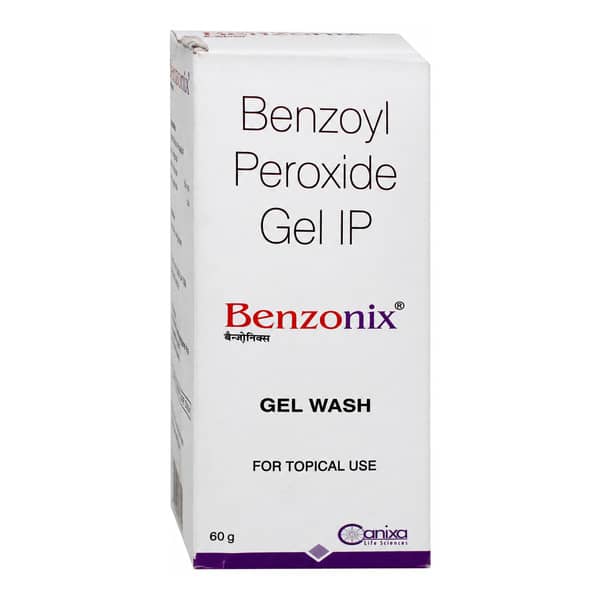 Benzonix 5% Tube Of 60Gm Gel Wash