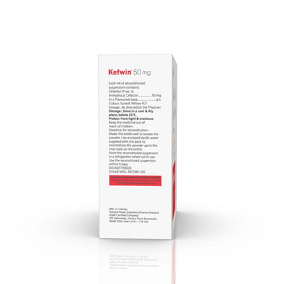 Kefwin 50mg Bottle Of 10ml Dry Suspension