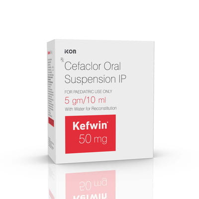 Kefwin 50mg Bottle Of 10ml Dry Suspension