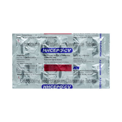 Hhcepo Cv 325mg Strip Of 10 Tablets