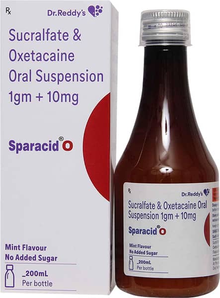 Sparacid O Mint Flavour Bottle Of 200ml Suspension