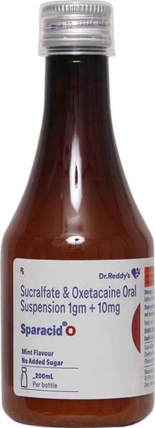 Sparacid O Mint Flavour Bottle Of 200ml Suspension