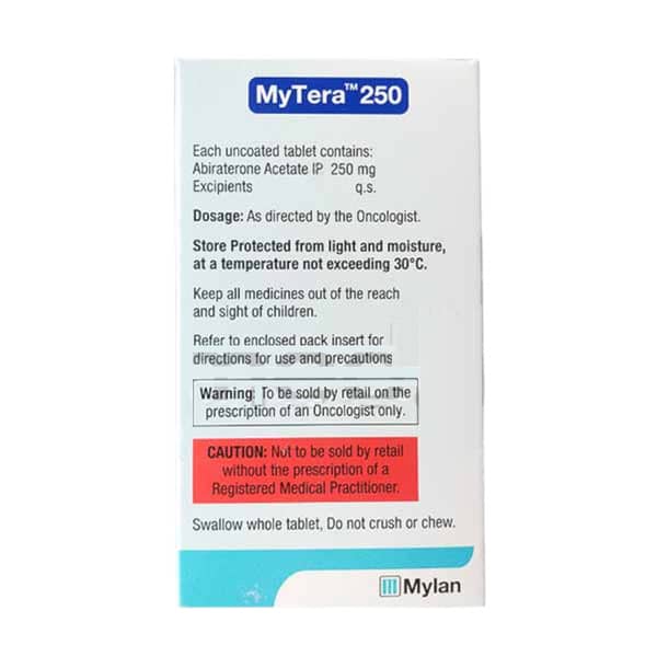Mytera 250Mg Bottle Of 60 Tablets